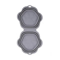 Going Out Drinking Feeding 2-in-1 Bowl Pet Supplies Dog Cat Folding Qme A7