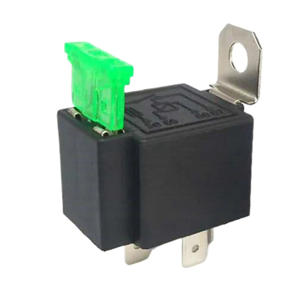 Automotive Relay Holder Tester 12v/24v Waterproof 4pin 30a Waterproof Conversion Start Dc Relay for Truck Van Motorcycle Qme