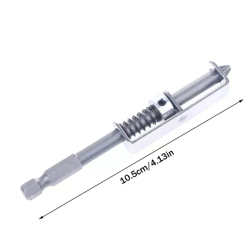 Spring-Loaded Screw Holder Bit Wear Resist Anti-Drop Screwdriver Bit Universal Screw Retaining Tool For Electricians Mechanics Qme