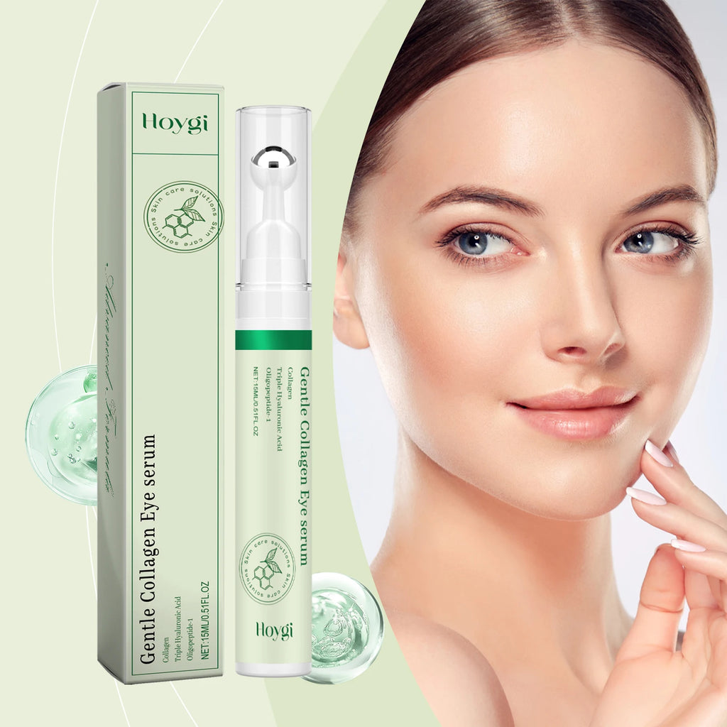 Collagen Eye Serum Cream Anti Dark Circles Eye Bags Eyes Puffy Repair Brightening Tighten Lifting Moisturizing Under Eye Roller Qme