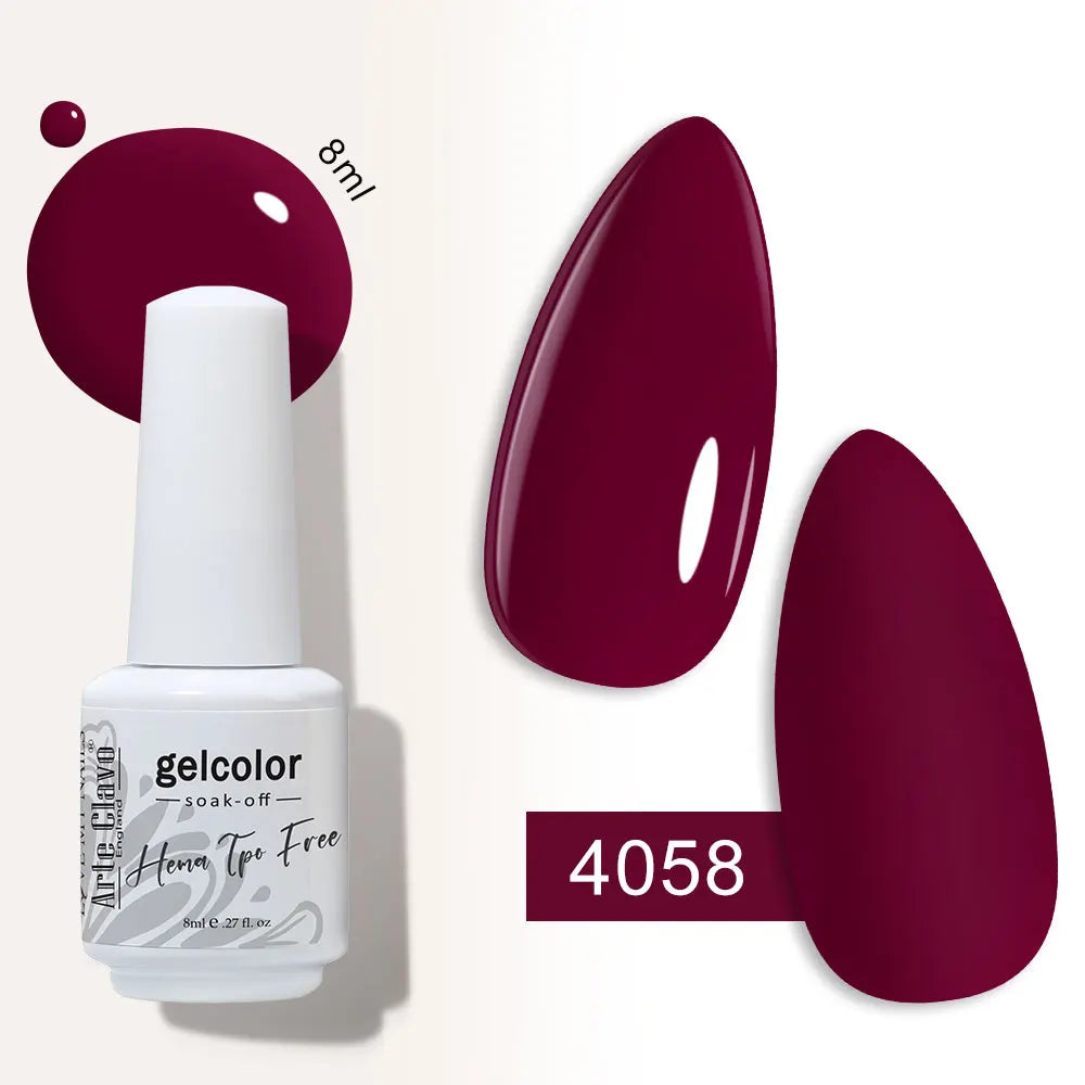 Arte Clavo Semi-permanent Gel Nail Varnish 180 Colors Semipermanent