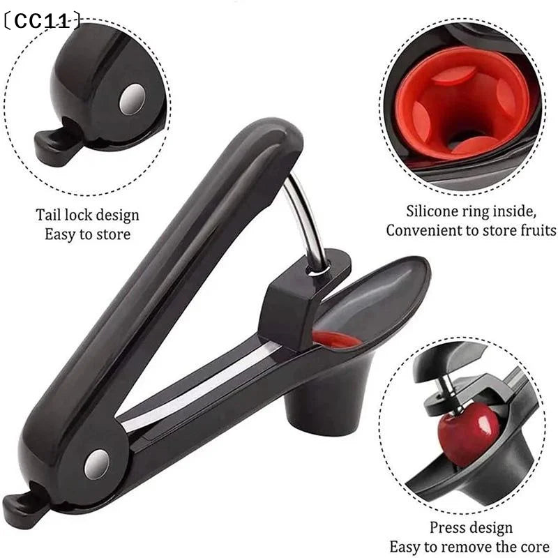 Kitchen Access Cherry Core Seed Remover Pitter Food Grade Material Qme