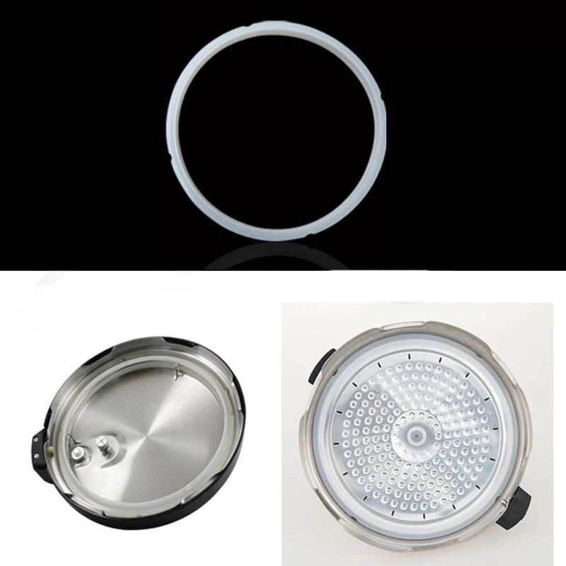 18/20/22/24cm Silicone Rubber Gasket Cooker Lid Sealing Ring Electric Pressure Cooker Replacement for 2-6L Cooker Gaskets Qme