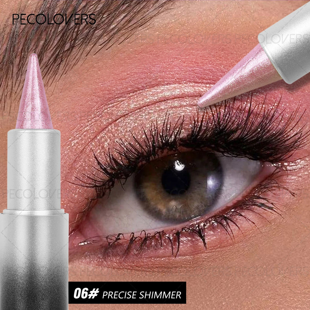 1 Pc Monochromatic Glitte Shiny Eyeshadow Pen & Eyeshadow Stick, Beautiful Eye-cathing Eye Makeup Look, Perfect Gifts Qme 06