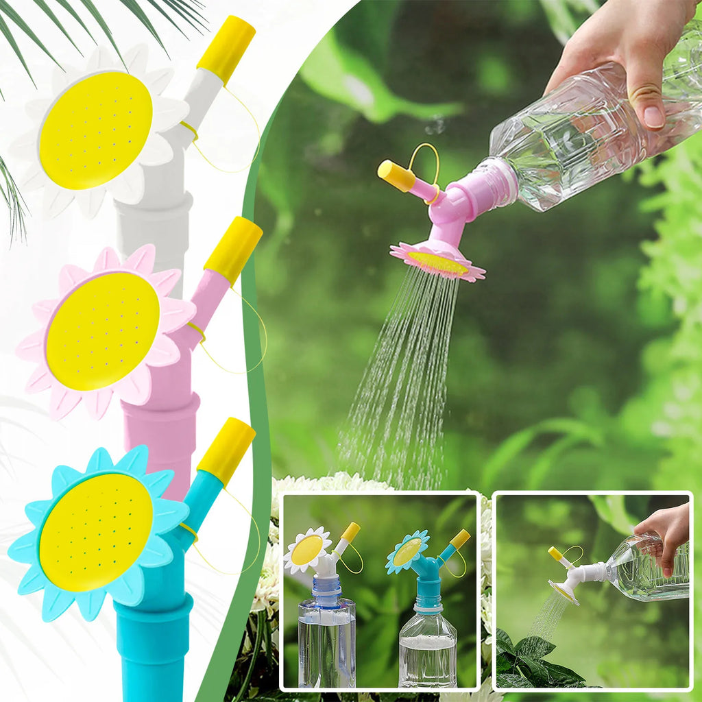 Plastic Sunflower Shaped Garden Plant Watering Sprinkler Head Irrigation Head Suitable For Indoor And Outdoor Nursery Potted Qme