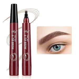 Eyebrows Pen Eyebrow Tattoo Waterproof Liquid Black Eye Brow Makeup Pencil Microblading Qme 03