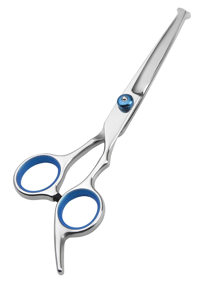 1PC 6-Inch Teddy Dog Hair Scissors Pet Scissors Clean Grooming Tools Safe Round Head Scissors Qme Straight shear