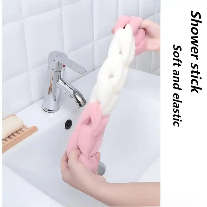 Colour Block Bath Balls Bath Strips Bath Towels Adult Back Rubbing Bath Towels Mud Rubbing Bath Towels Foam Mesh Qme