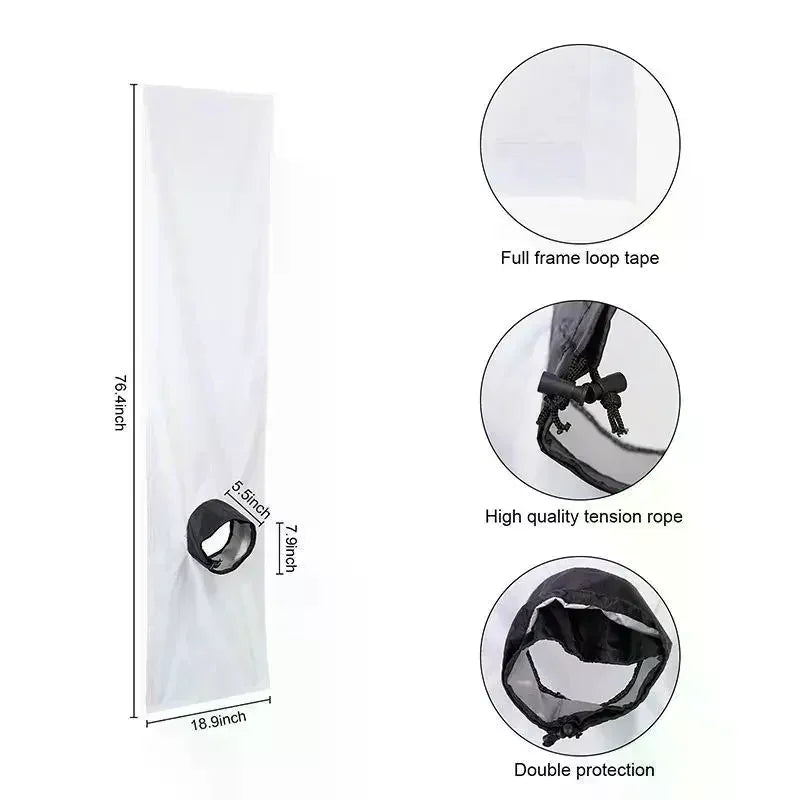 Universal Waterproof Window Seal For Portable Air Conditioner Tilt Tilt Window Adjustable Air Conditioner Accessories Qme