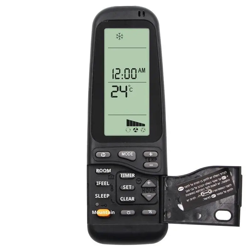 Air Conditioning Remote Control RC-3 5 Replacement Airwell Electra Qme Black