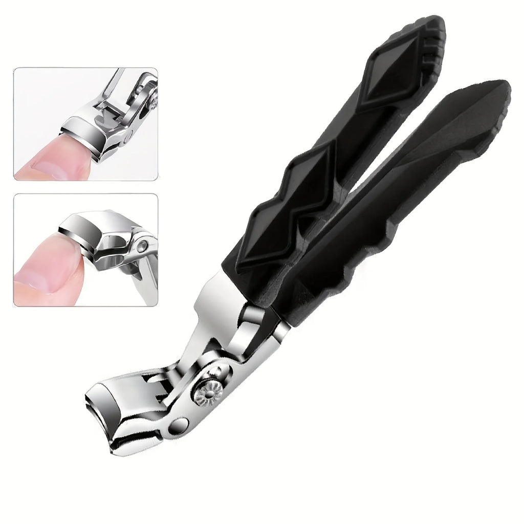 Angled Head Nail Clippers Seniors Ergonomic Toenail Clipper Thick Qme