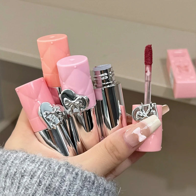 Red Tone Lip Glaze Matte Velvet Lipstick ART VALUE Long-lasting Qme
