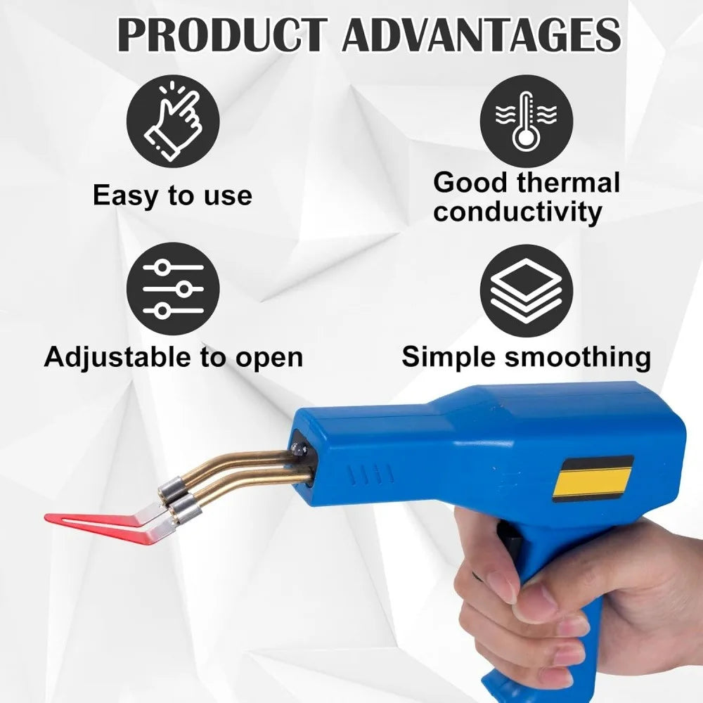 Stainless Steel Hot Melt Repair Triangle Wiping Flat Head Adjustable 45° Elbow Design Soldering Iron Tips Welding Repair Tools Qme