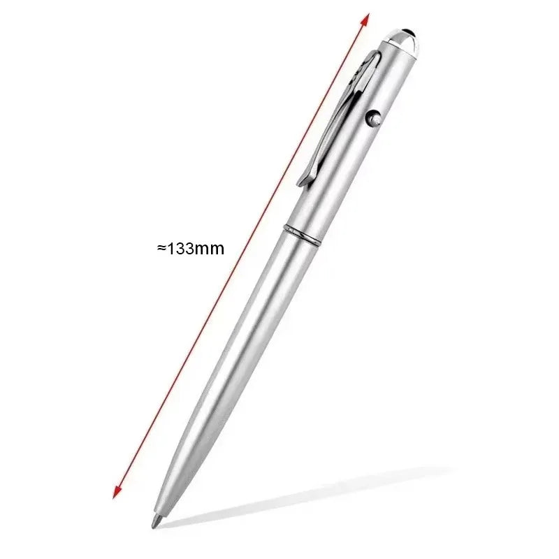 2-in-1 Invisible Ink Pen LED UV Light Ballpoint Creative Money Qme
