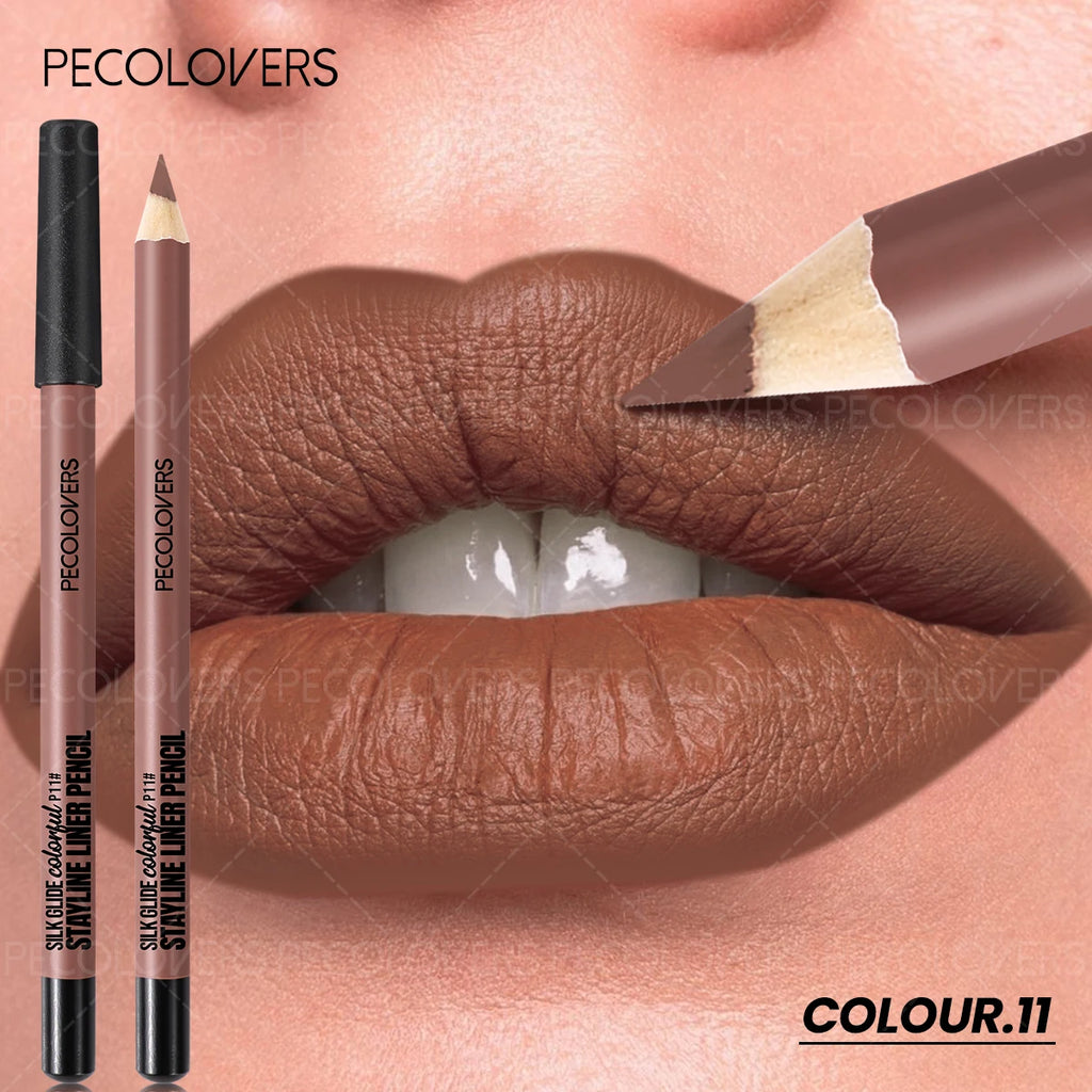 Matte Lipliner Second Back Lip Contour Plump Charming Lips Non Drying Qme 11