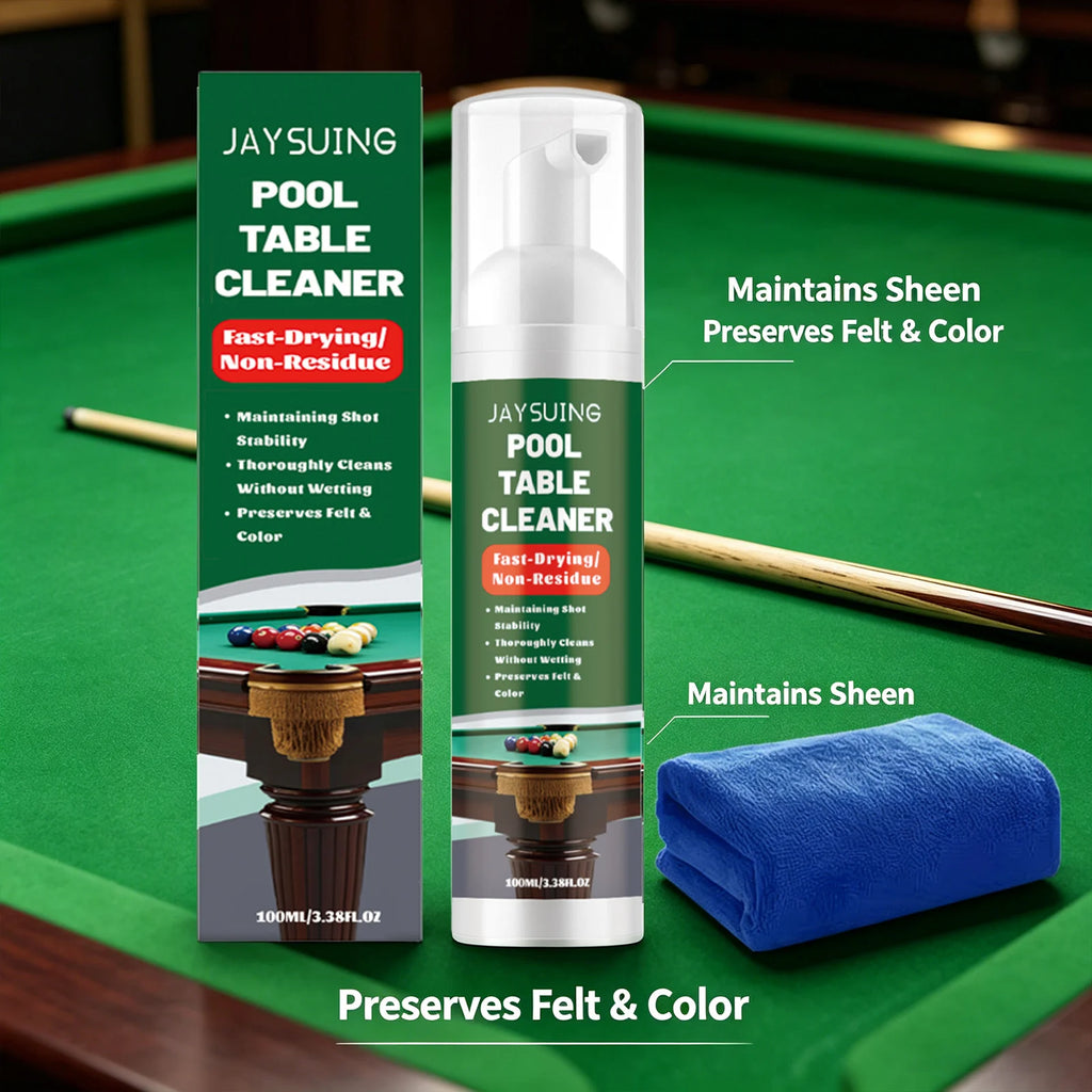 Pool Table Cleaner Removing Stubborn Stains Keep Table Smoothing Improve Ball Speed Fast-Drying Non-residue Felt Cleaning Spray Qme