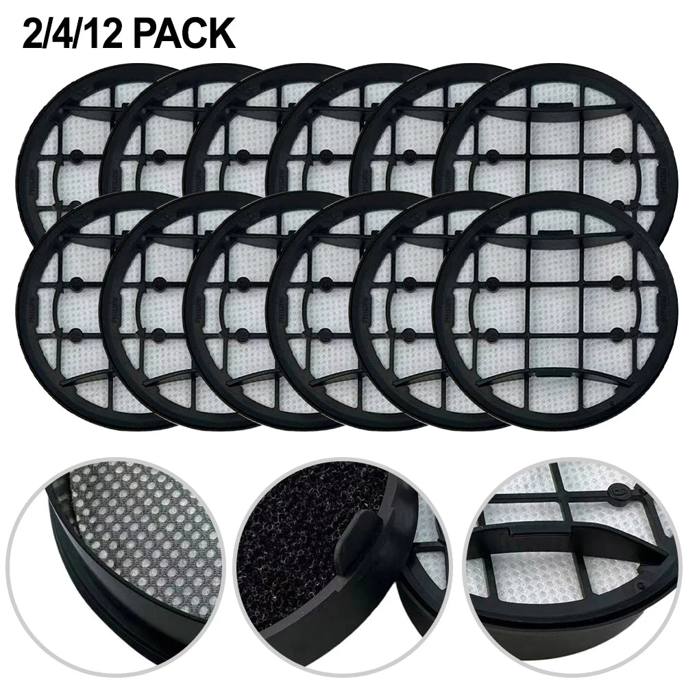 2/4 Pc Washable Foam And Inlet Replacement Filter For VC 7000 & 8000 Vacuum Cleaner XC7053, XC7055, XC7057,XC8055,XC8057,XC8058 Qme