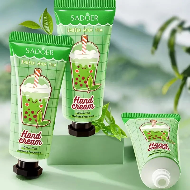 Milk Tea Fruit Fragrance Hand Cream Moisturizing Nourishing Anti-dry Qme