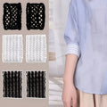 6pcs seam free detachable sleeve cuffs with drawstring, anti slip sleeve fixator, comfortable and hand tight long sleeved shirt Qme 6pcs mixed