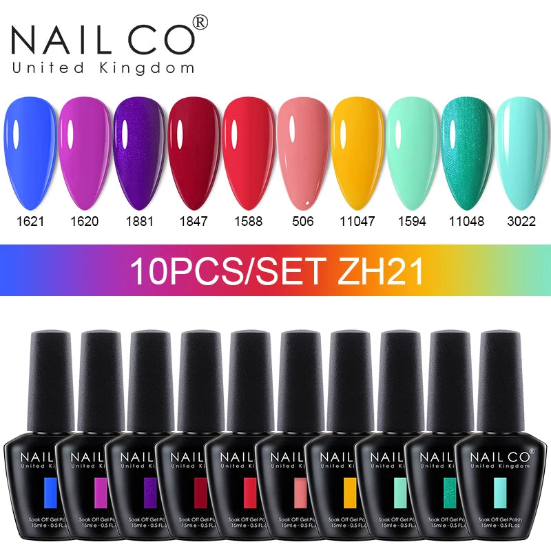NAILCO Jelly Macarone Gel Polish Nail Art All Manicure Semi-permanent