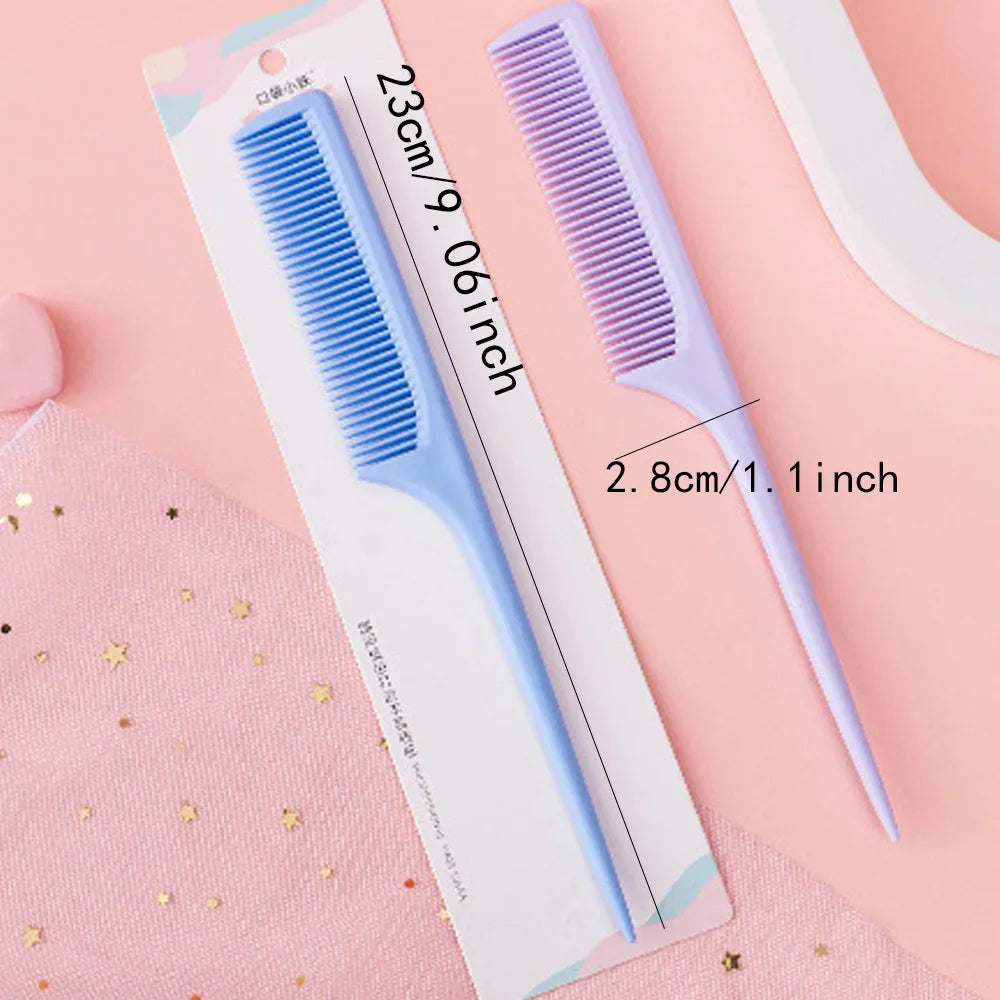 Simple Hair Styling Comb Pointed-tail Hairdresser's Tool Slicked-back Qme