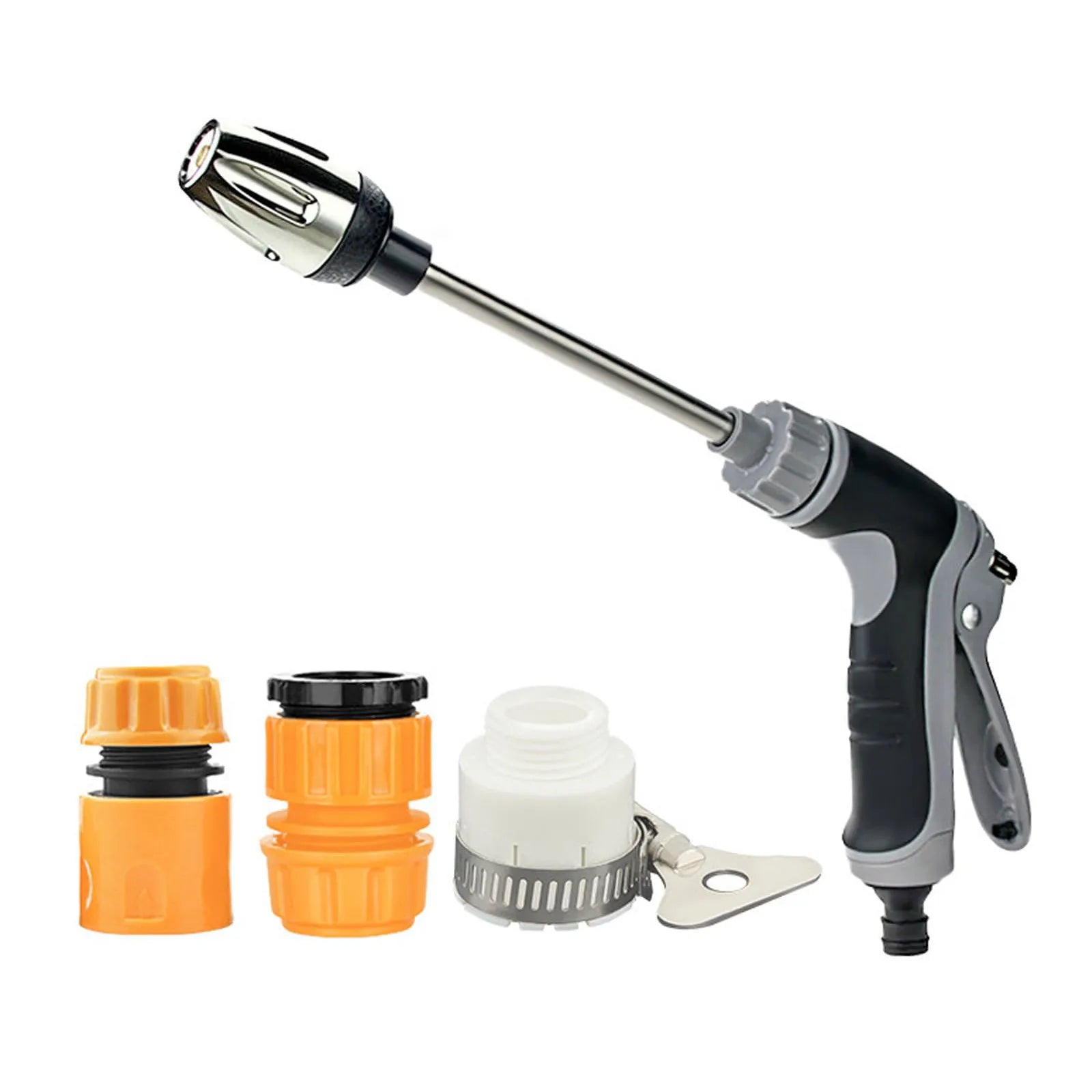 Portable Multifunctional Pressure Long Pole Washers Gun Garden Sprinkler Heavy High Pressure Water Irrigation Watering Tool Qme B