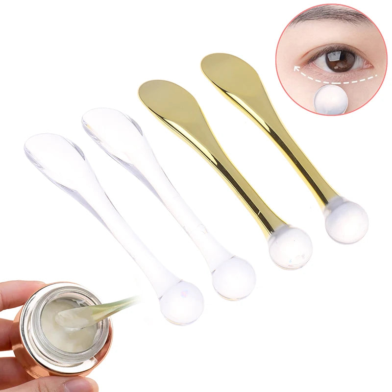 1 5 Eye Cream Applicator Spoon Roller Massage Stick Cosmetic Spatulas Qme