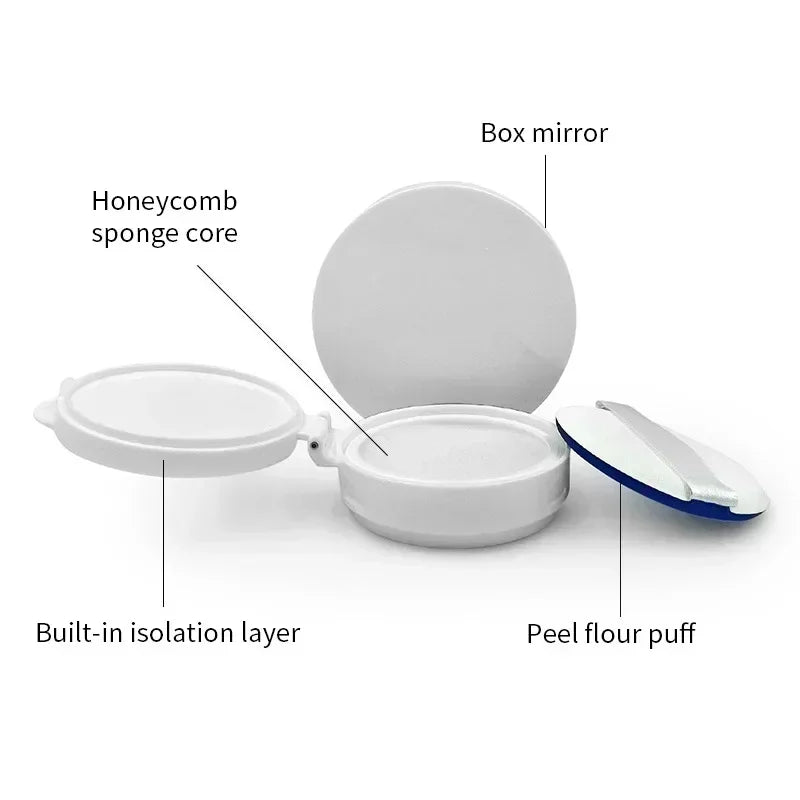 Empty Air Cushion Puff Box Portable Cosmetic Makeup Case Container Qme