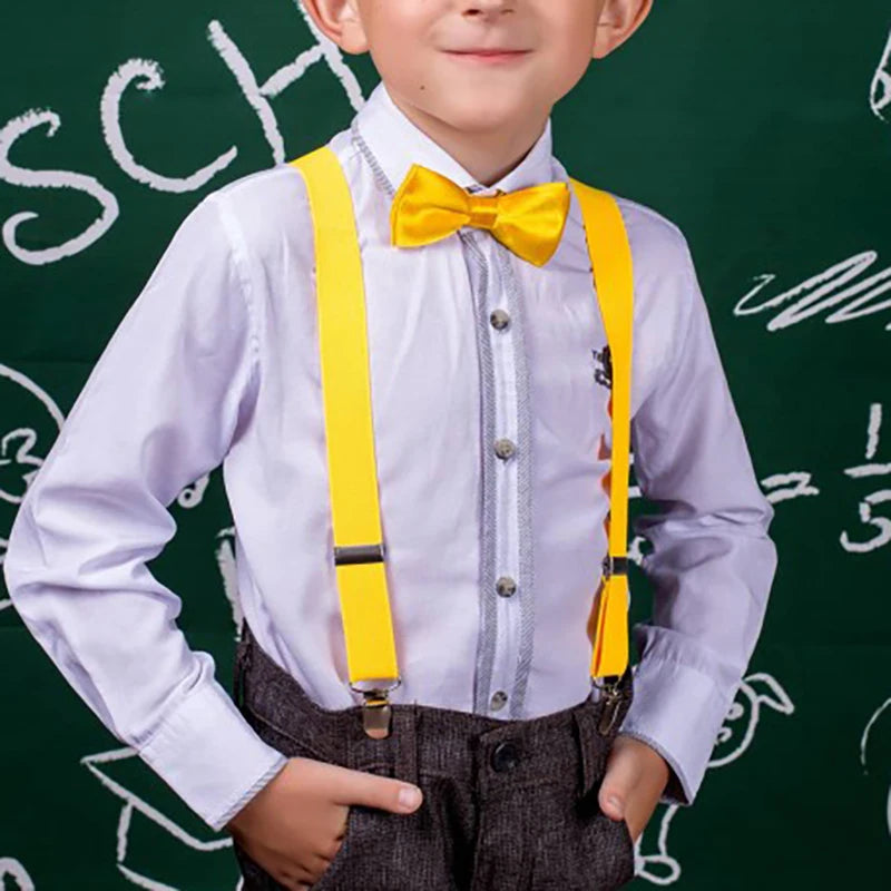 Kids Suspenders Soild Fashion Children Boys Braces Girls Adjustable Suspenders Kid Designer Belts Baby Wedding Accessories Qme