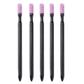Nail Sanding Sticks File Cuticle Stone Pusher Care Tool Art Pen Qme Black 5pcs