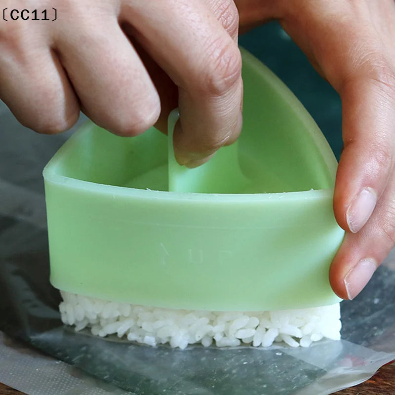 CC11Triangular Onigiri Mold Kitchen Food Utensils Sushi Press Qme