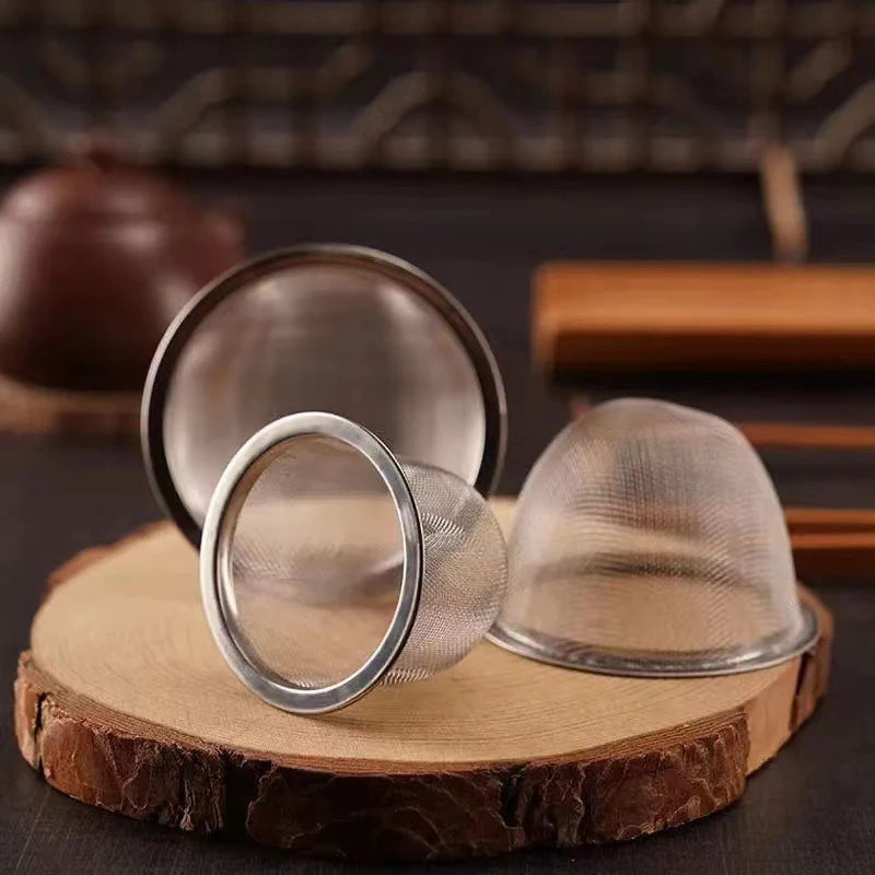 304 Stainless Steel Reusable Tea Infuser Tea Strainer Teapot Loose Tea Leaf Spice Tea Filter Kitchen Accessories Qme