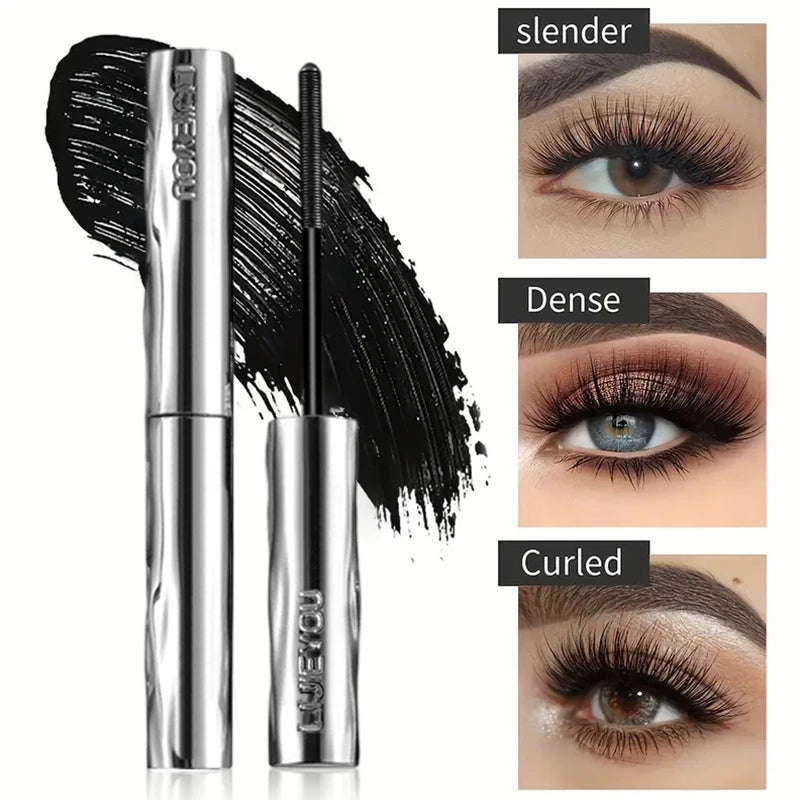 Steel Tube Mascara Waterproof Sweat-proof Formula Thickens Lengthens Qme