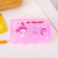 Hello Kitty Kuromi Storage Box Portable, Transparent, Multi-Compartment Pill Organizer Moisture-Proof, Airtight Pill Box Qme 2