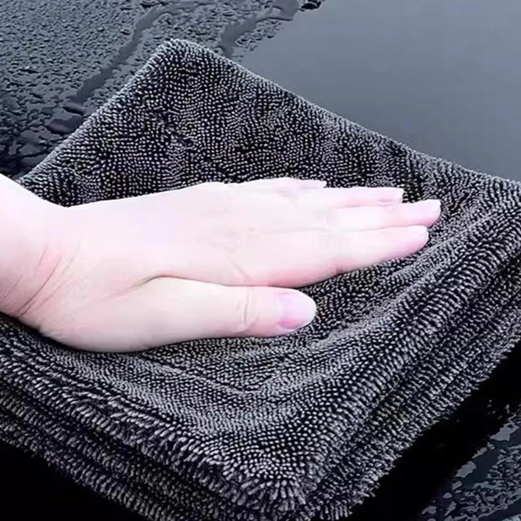Car Wash Towels Drying Ultra Absorbent Streak Free Cleaning Supplies Extra Large Car Wash Towel for SUV RV Sedan Automotive Qme