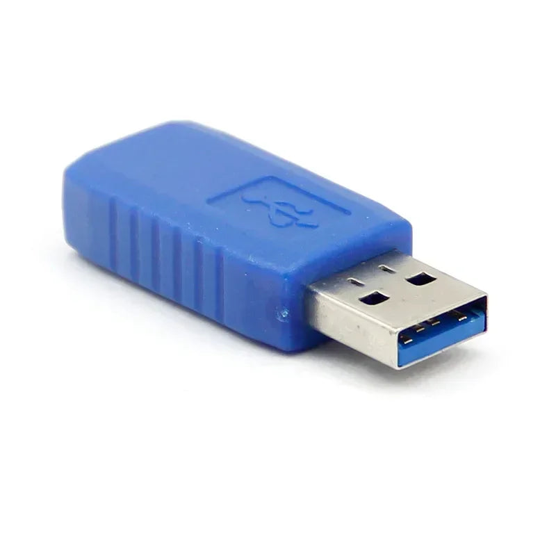 Standard USB 3.0 Connector Extender Type A Male To Female Adapter USB3.0 AM To AF Coupler Converter for Laptop PC Blue Qme