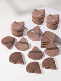 Triangle Shaped Sponge Puff Loose Powder Setting Blending Face Body Qme Brown