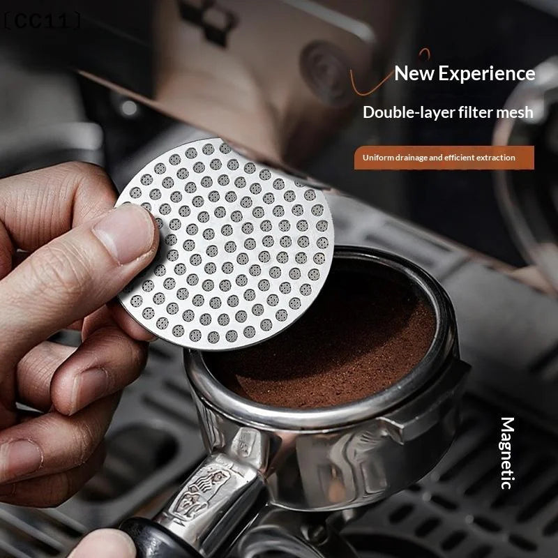 Espresso Puck Screen Magnetic Iron Access Universal 51 55 Coffee Qme Default Title