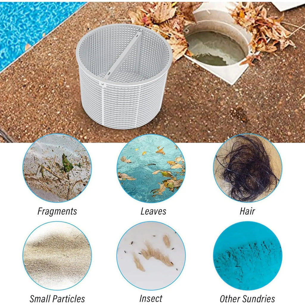 Pool Skimmer Basket Ground Effective Strainer Efficient Cleaning Qme