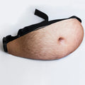 Fake Belly Waist Bag Trendy Daily Crossbody Fanny Casual Portable Qme 1PCS