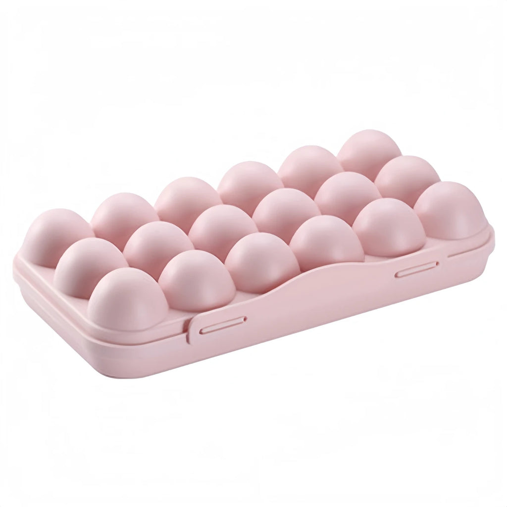 12 18 Grids Egg Storage Box Protector Case Slot Tray Container Qme 18 Grid Pink