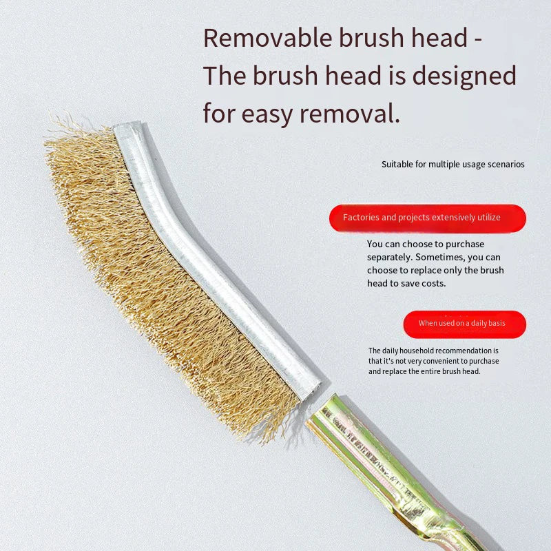 Stainless Steel Wire Brush Gap Groove Cleaning Tools Multi-function Qme