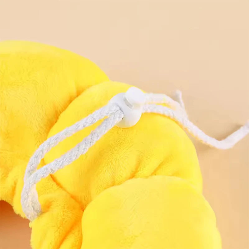Sunflower Pet Collar Adjustable Anti Bite Surgery Anti Licking Wound Protection Collar Soft Plush Elizabeth Collar Qme
