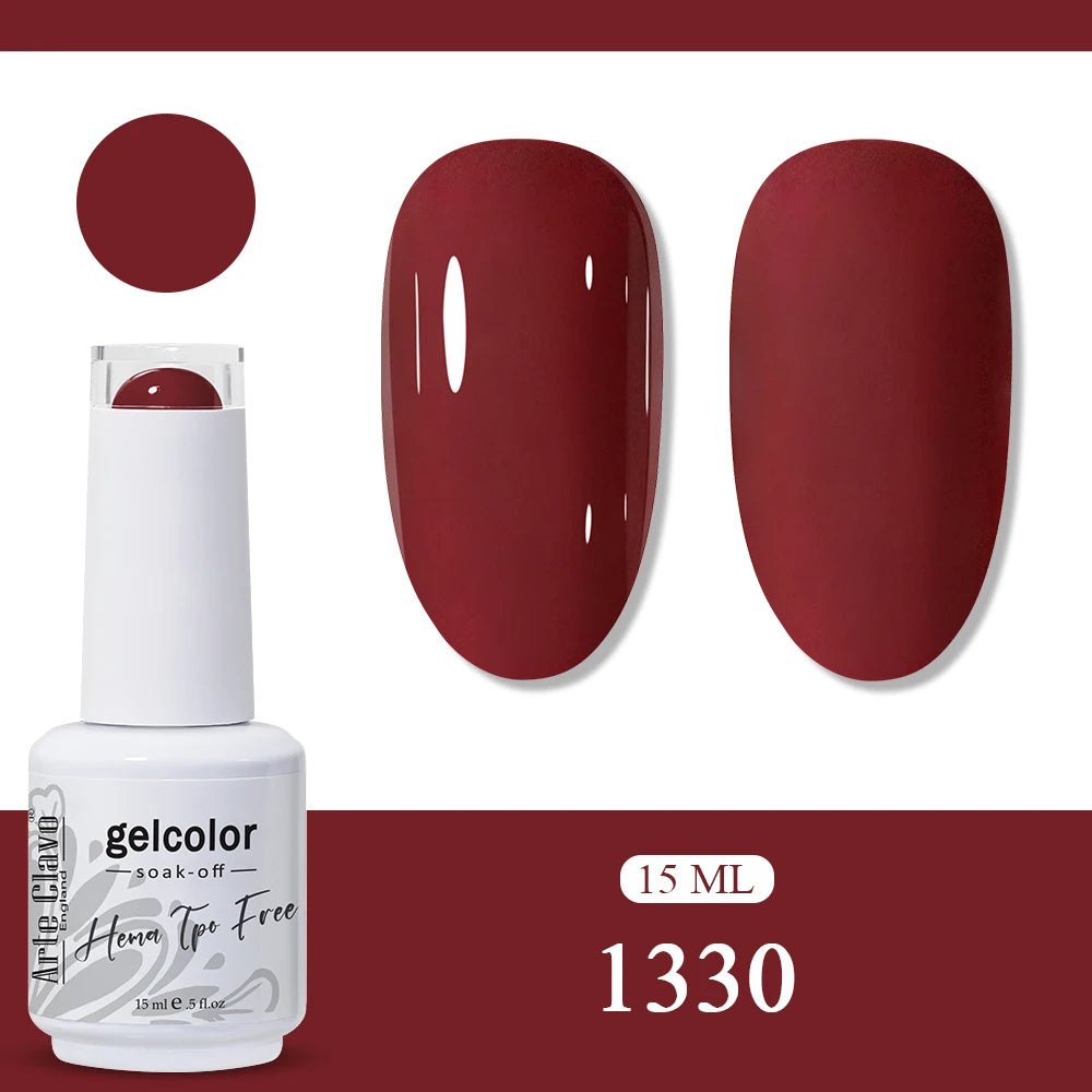 Arte Clavo Glitter Gel Nail Polish HEMA TPO Sliver Champagne