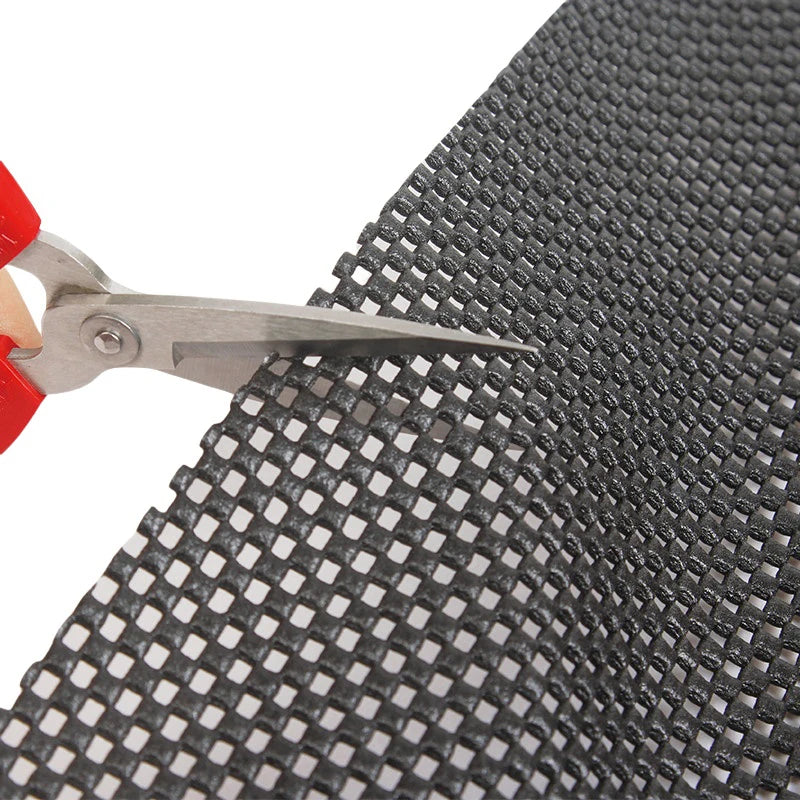 Car Trunk Mat Non-slip Soft DIY Cutting Easy Clean Outsize Mesh Qme