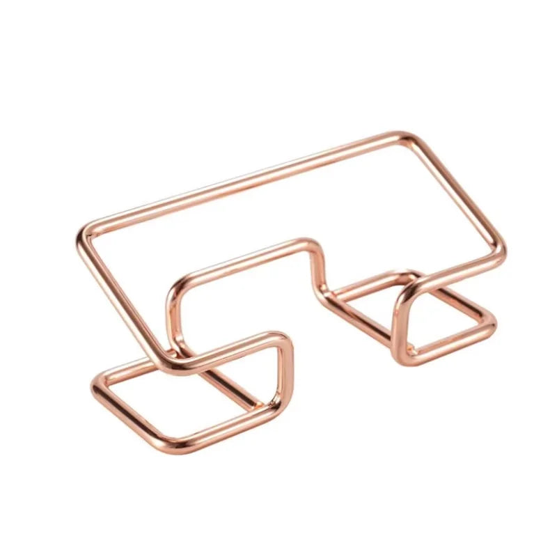 Business Card Holder Desk Bracket Cards Organizer Office Gift Display Holders Business Card Holder Desk Bracket Cards Organizer Qme Rose Gold