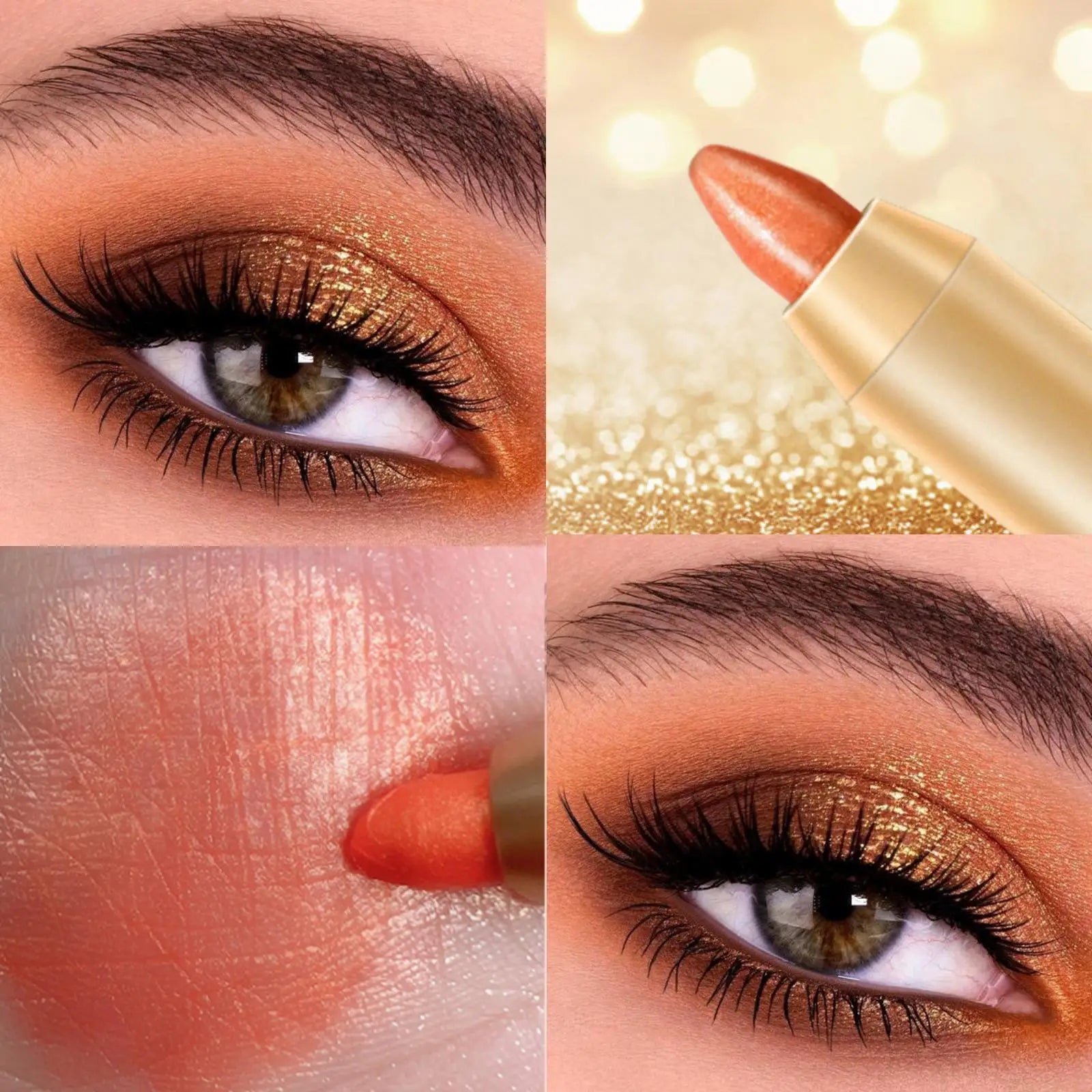 Waterproof Eyeshadow Stick Matte Shimmer Long-lasting Wear Qme 02