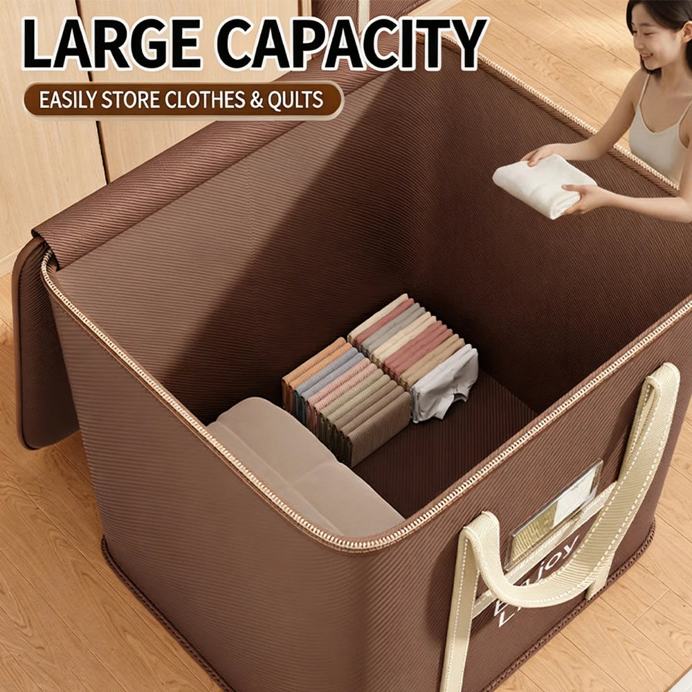 Super Large Moving Quilt Storage Bag, Dustproof & Foldable Clothes Packing Sack for Home, Heavy Duty Moving Essentials Qme