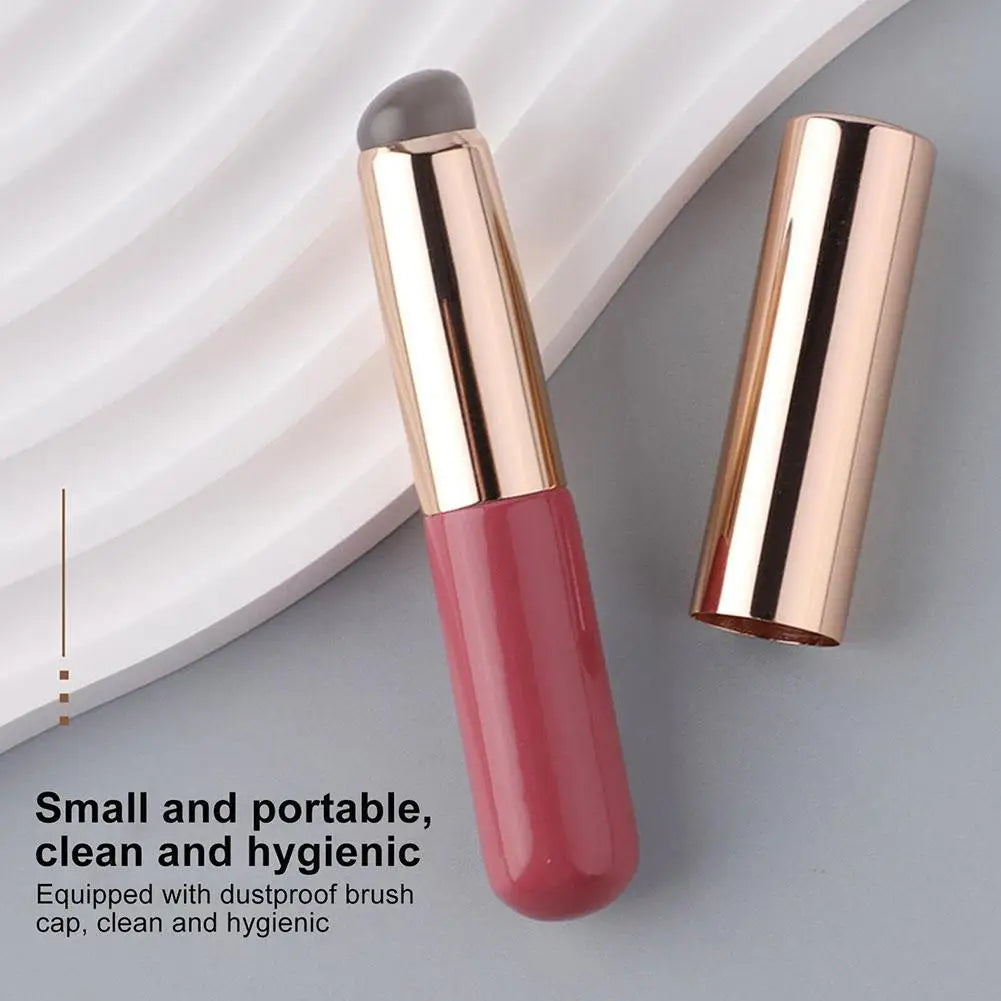 NEW Silicone Lip And Concealer Makeup Brushes Silicone Brush Lip Balm Lip Gloss Lip Stick And Concealer MultiFunction Brush Qme