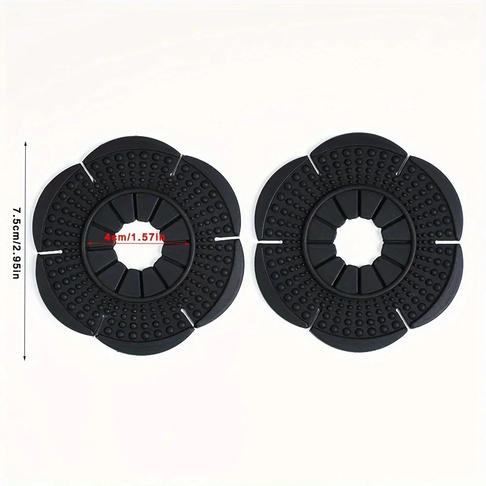 2pcs Car Wiper Hole Protective Covers Windshield Wiper Silicone Protective Cover Debris Leaves Dustproof Sleeve Accessories Qme